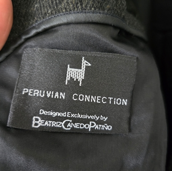 Peruvian Connection Overcoat Long Jacket Men 48 Alpaca Lambswool Heavy Old Money - Picture 8 of 15